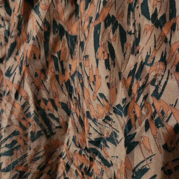 Athletic Works Womens Abstract Print Running Shorts Size Large Brown Black - Picture 2 of 14